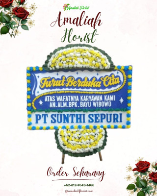 Papan Bunga Duka di Mandaya